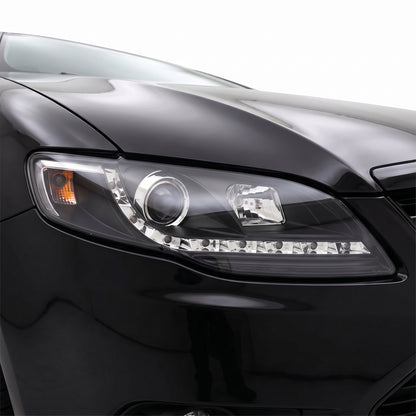Ford Falcon FG Series 2 G6 (2011 - 2014) LED DRL Projector Headlights LH + RH installed close-up