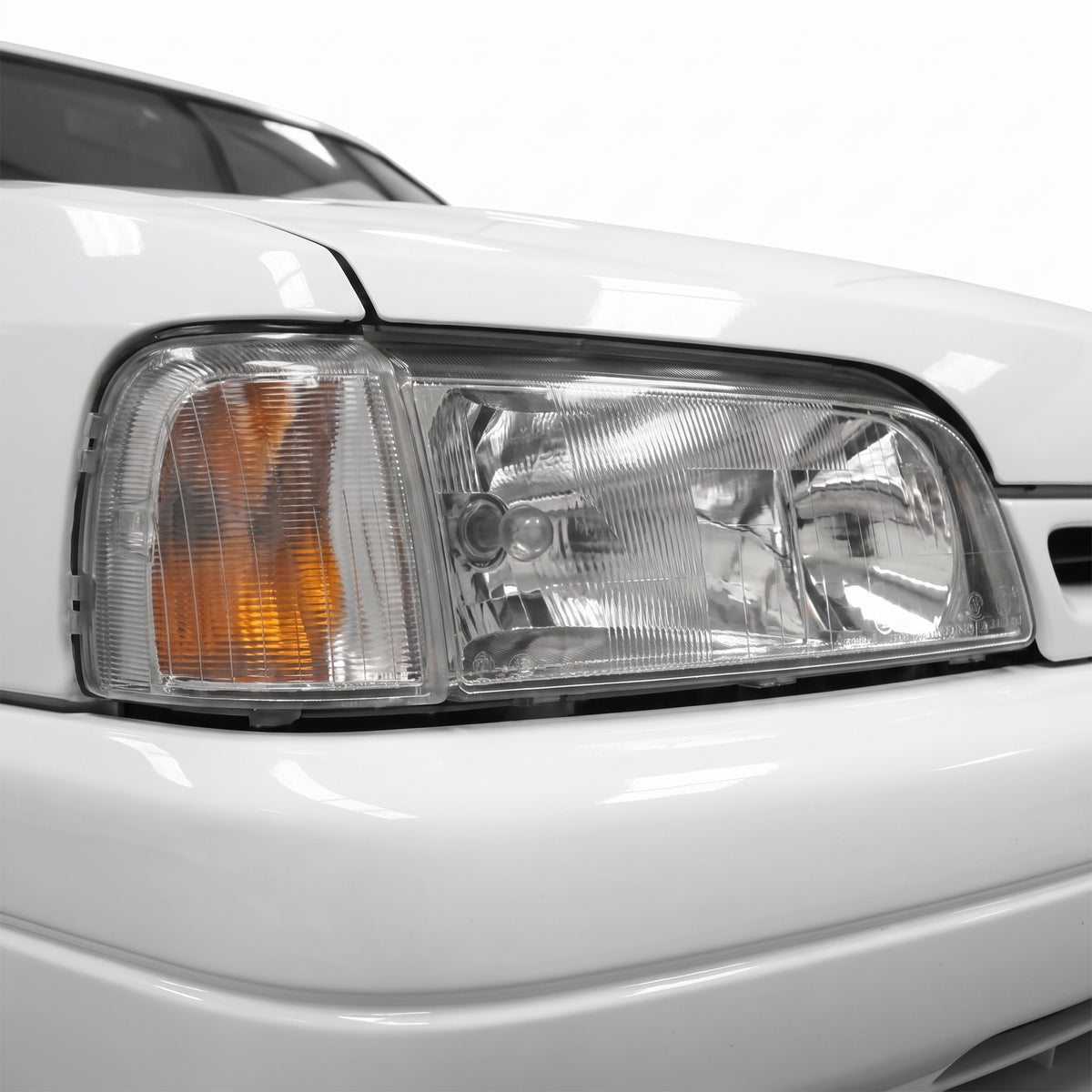 Ford Falcon XG (1993 - 1996) OEM Style Headlights LH + RH installed close-up