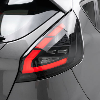 Ford Fiesta WS / WT / WZ (2008 - 2019) Sequential Smoked Full LED Tail Lights LH + RH