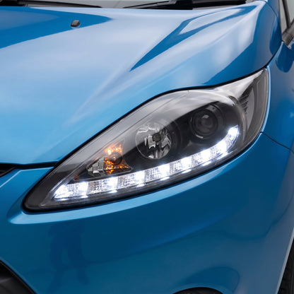 Ford Fiesta WS / WT (2009- 2013) LED DRL Projector Headlights LH + RH installed