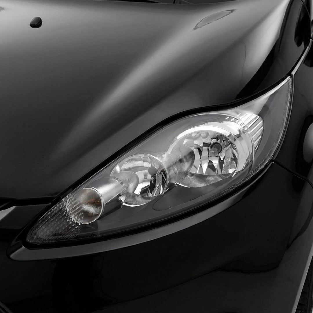 Ford Fiesta WT Thai Built (2010 - 2013) Black Halogen OEM Style Headlights LH + RH