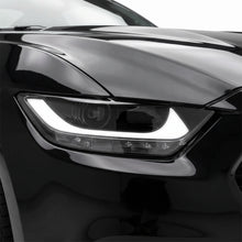 Ford Mustang FM Coupe / Convertible (2015 - 2017) Black Full LED DRL Dual Beam Headlights LH + RH