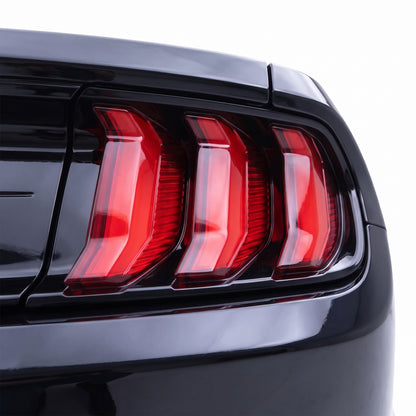 Ford Mustang FM / FN (2015 - 2023) Sequential RGB Full LED Tail Lights LH + RH installed close-up