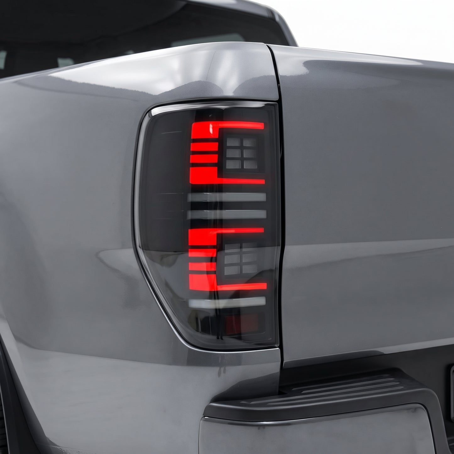 Ford Ranger PX MK1 MK2 MK3 (2011 - 2022) Smoked Block 3D Stripe Bars Sequential Tail Lights LH + RH
