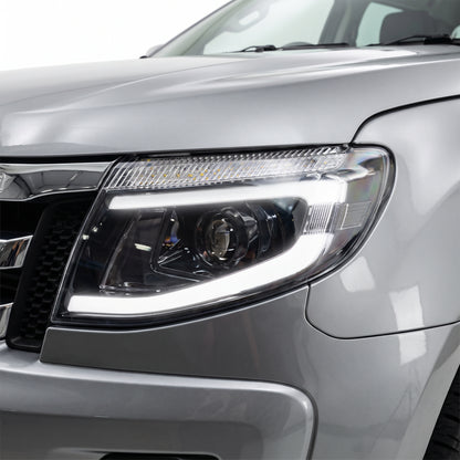 Ford Ranger PX MK1 (2011 - 2015) LED DRL Projector Headlights LH + RH