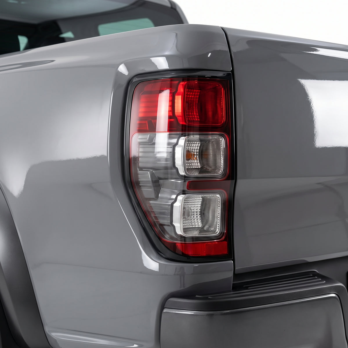 Ford Ranger PX MK3 Raptor (2018 - 2022) OEM Style Tail Lights With Black Bezel LH + RH installed
