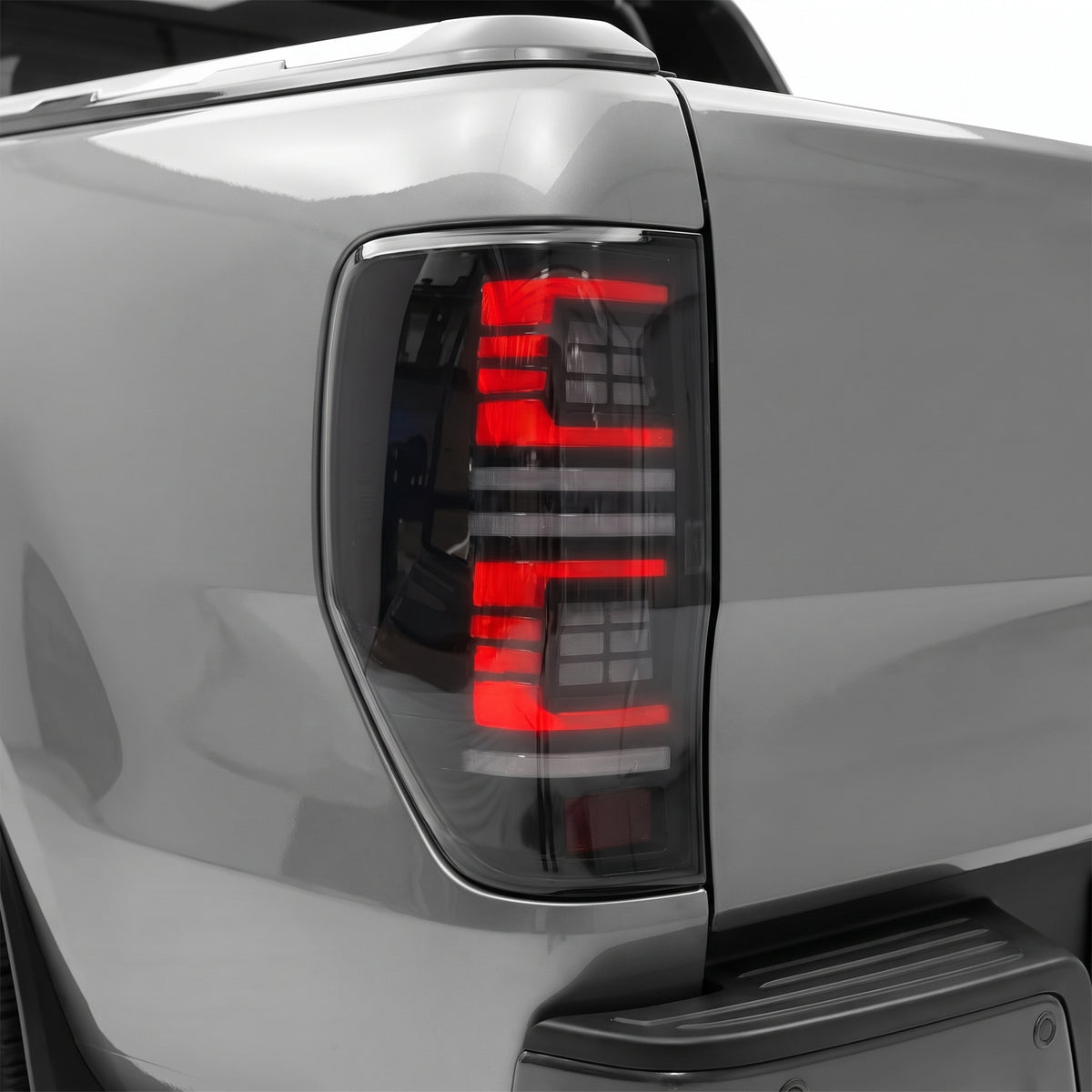Ford Ranger T6 (2012 - 2022) Smoked Animation Sequential Tail Lights LH + RH installed