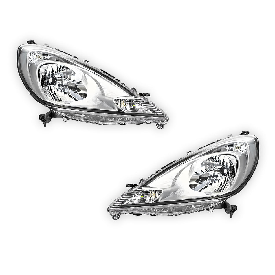 Honda Jazz GE (2012 - 2014) OEM Style Headlights LH + RH