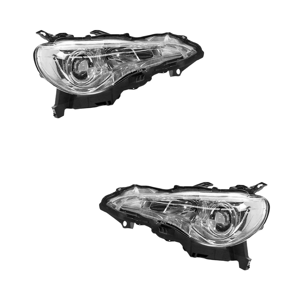 Toyota 86 1st Gen (2012 - 2016) Genuine Halogen OEM Style Headlights LH + RH