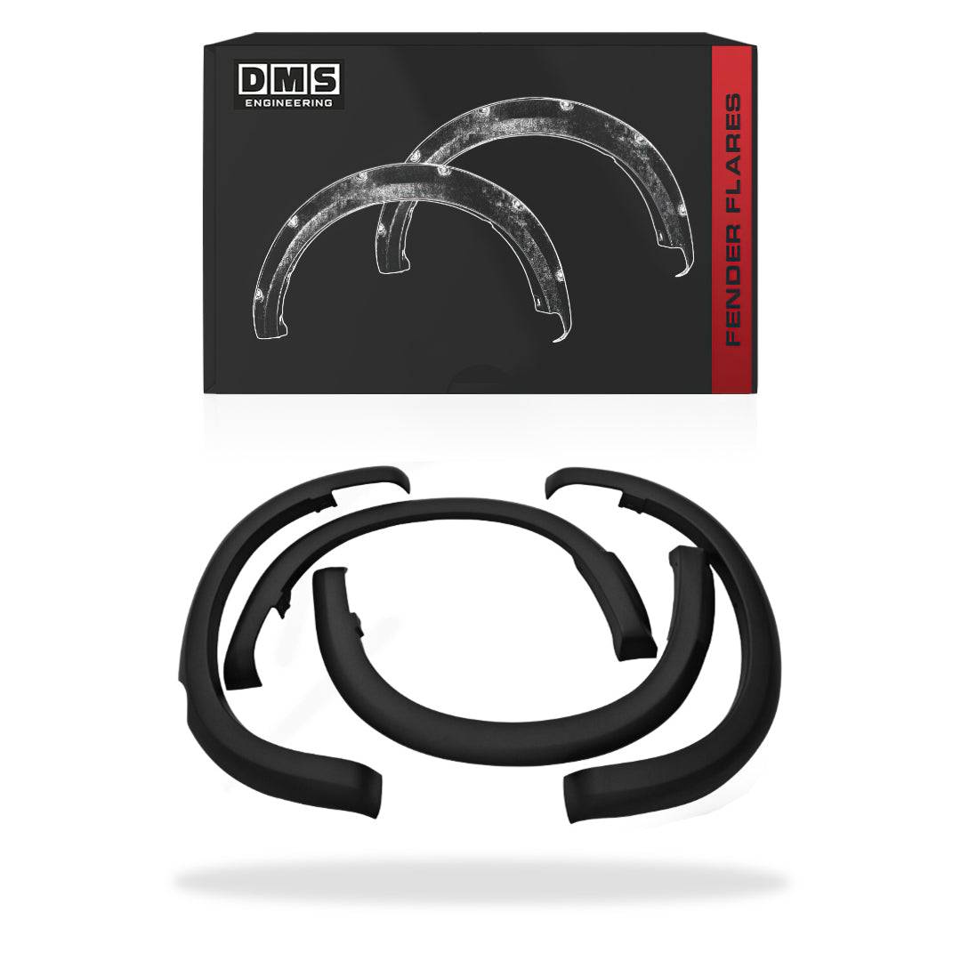 Holden Colorado RG (2012 - 2016) Matte Black Guard Flares
