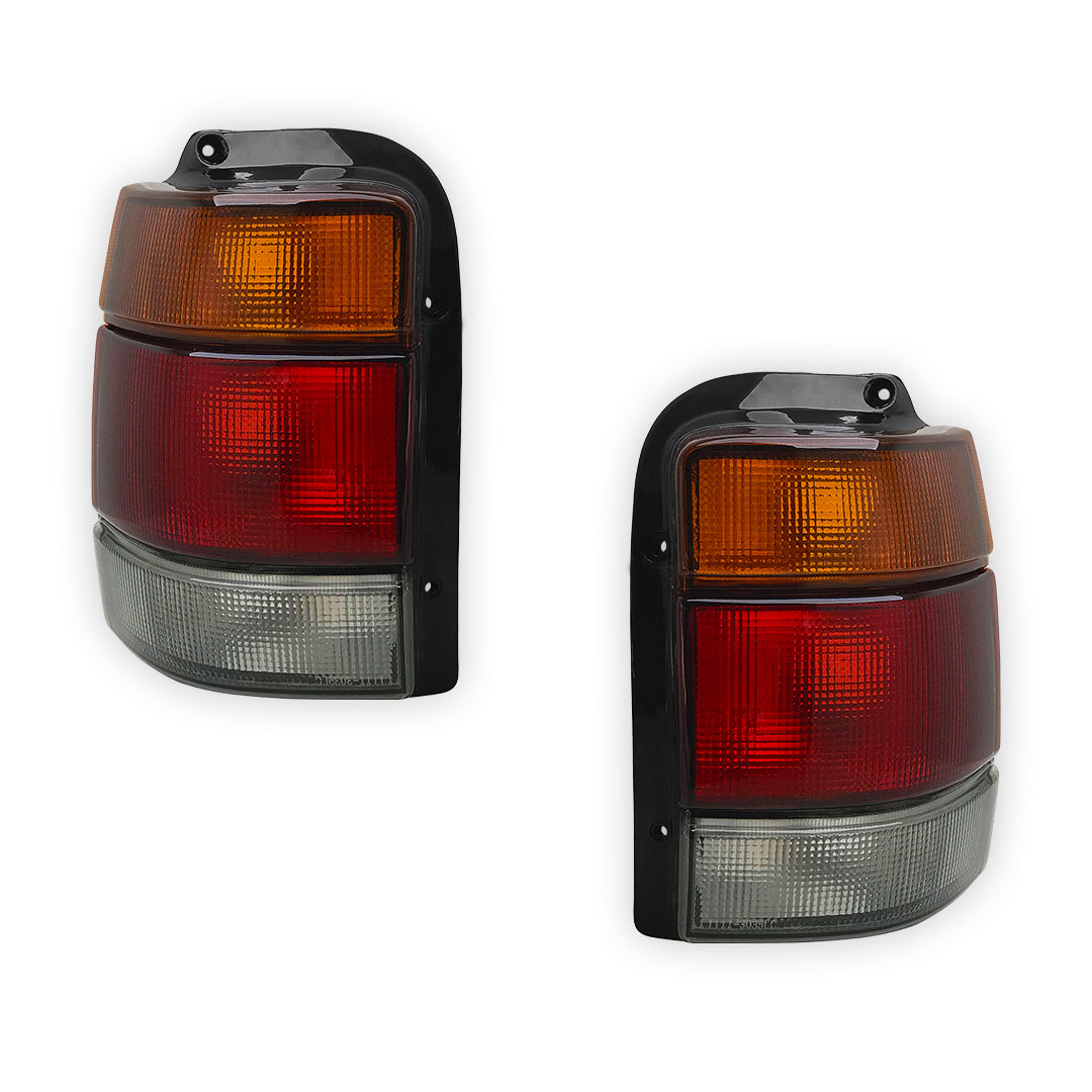 Holden Commodore VN / VG / VP / VR / VS (1988 - 1997) Tinted and Smokey Halogen Tail Lights LH + RH