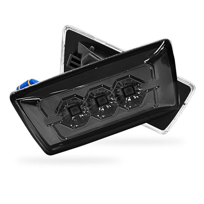 Holden Astra AH / PJ (2004 - 2015) Smoked / Black LED Side Turn Signal Indicator Lights RH + LH