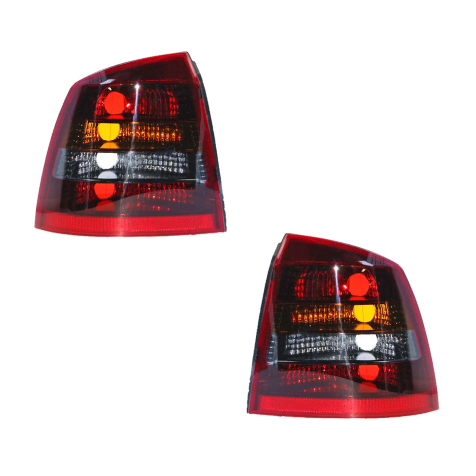 Holden Astra TS / TF (1998 - 2006) Smokey and Tinted Halogen Tail Lights LH + RH