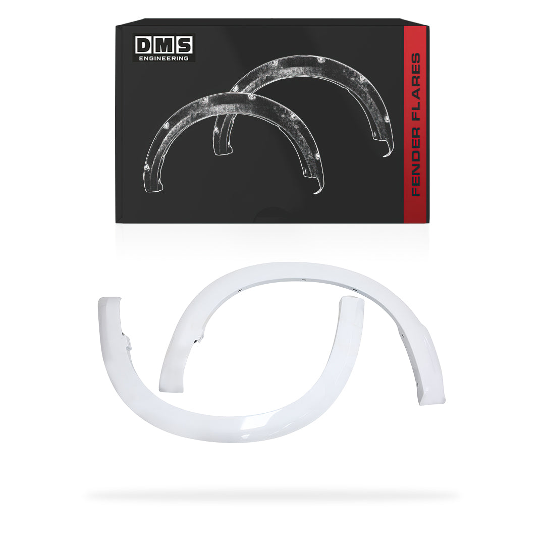 Holden Colorado RG Dual Cab (2012 - 2016) Gloss White OEM Style Guard Flares