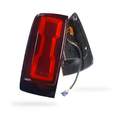 Holden Colorado RG (2012 - 2020) Sequential Smoked 3D Stripe Bar Full LED Tail Lights LH + RH