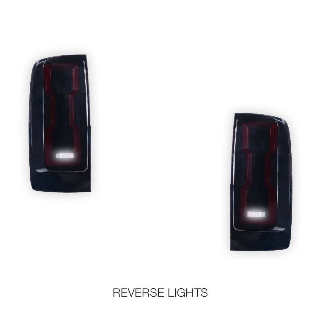 Holden Colorado RG (2012 - 2020) Sequential Smoked 3D Stripe Bar Full LED Tail Lights LH + RH