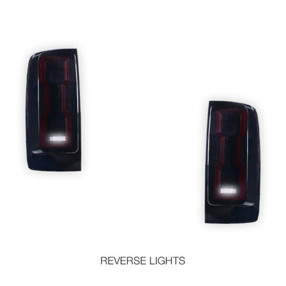 Holden Colorado RG (2012 - 2020) Sequential Smoked 3D Stripe Bar Full LED Tail Lights LH + RH
