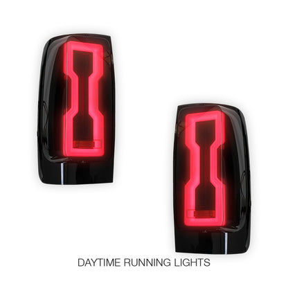Holden Colorado RG (2012 - 2021) Sequential Smoke Black LED Tail Lights LH + RH