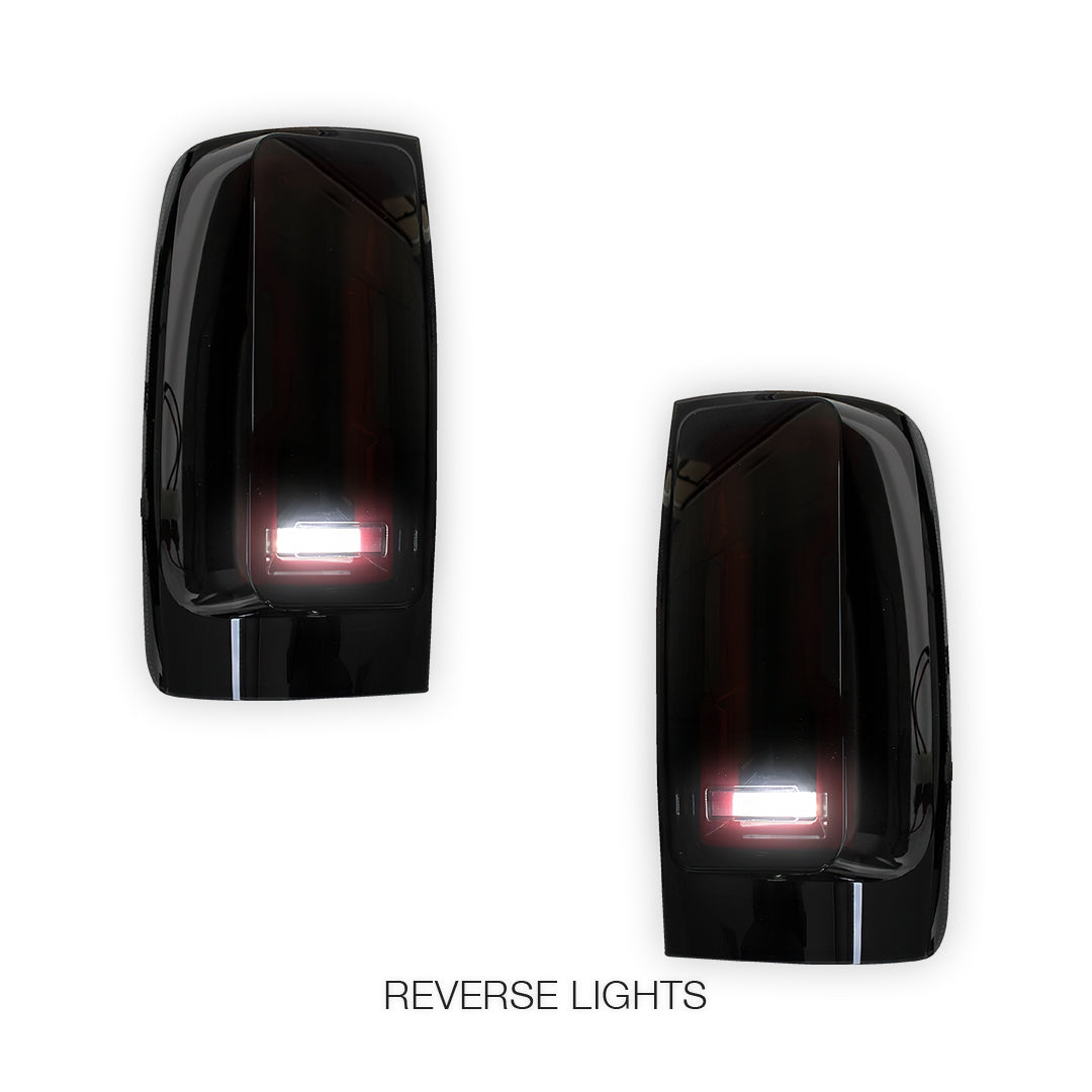 Holden Colorado RG (2012 - 2021) Sequential Smoke Black LED Tail Lights LH + RH