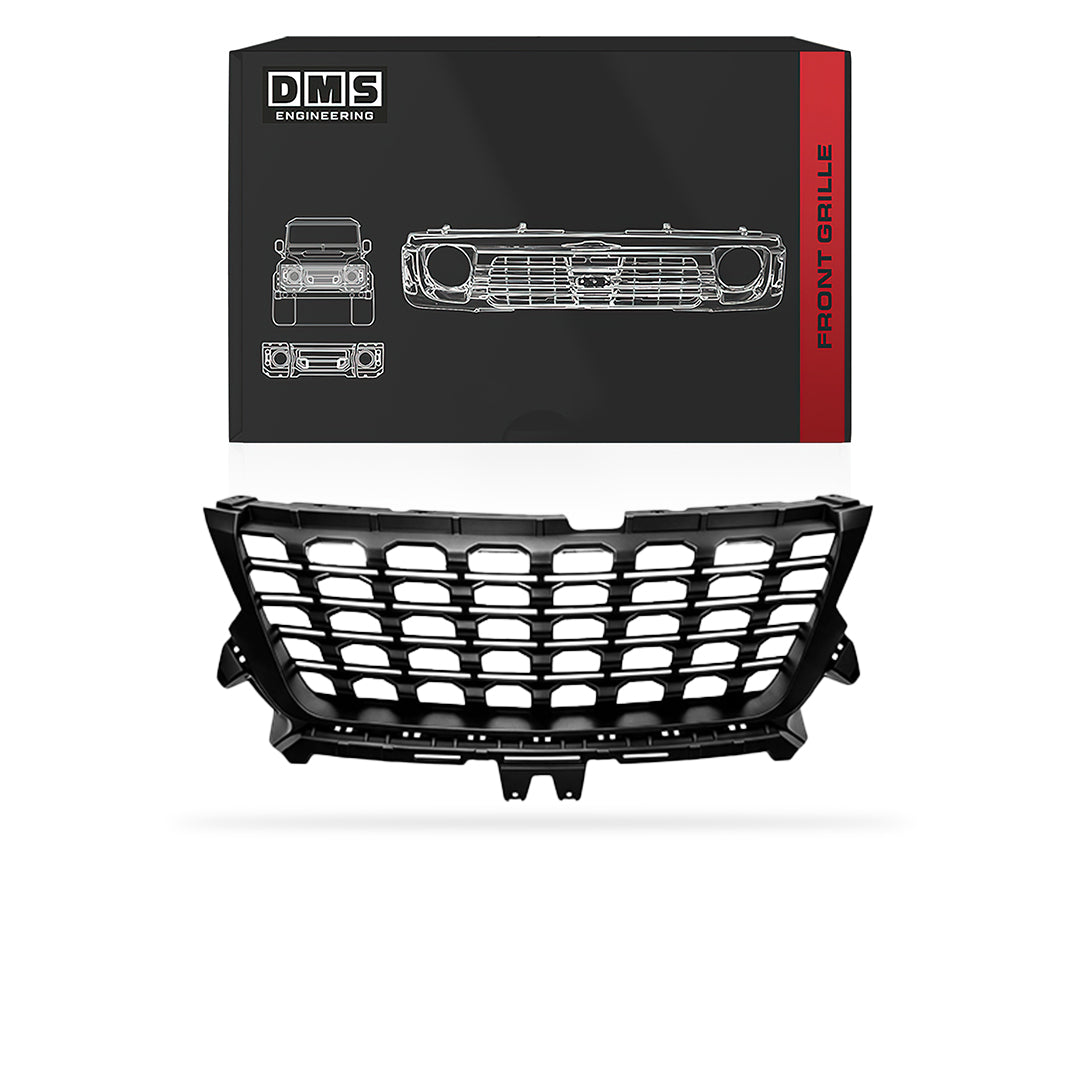 Holden Colorado RG (2016 - 2020) Front Matte Black Mesh Grille with LED