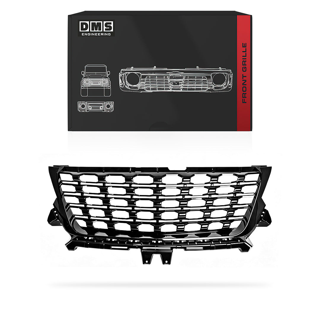 Holden Colorado RG (2016 - 2020) Gloss Black Front Bumper Bar Grille