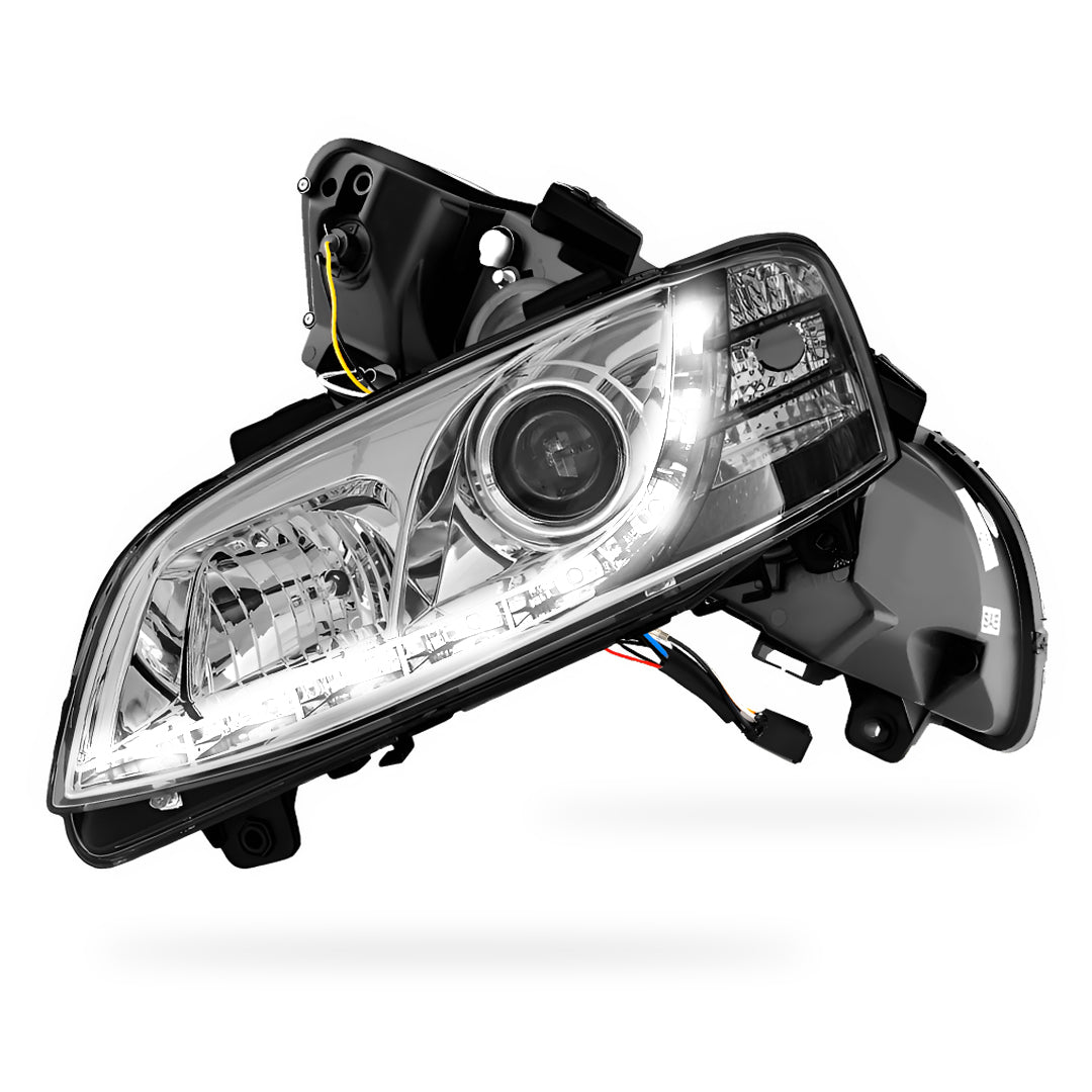 Holden Commodore VE Series 1 HSV (2006 - 2013) Crystal DRL LED Projector Headlights LH + RH