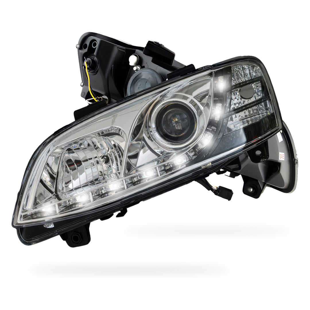 Holden Commodore VE Series 2 HSV (2010 - 2013) Crystal DRL LED Projector Headlights LH + RH