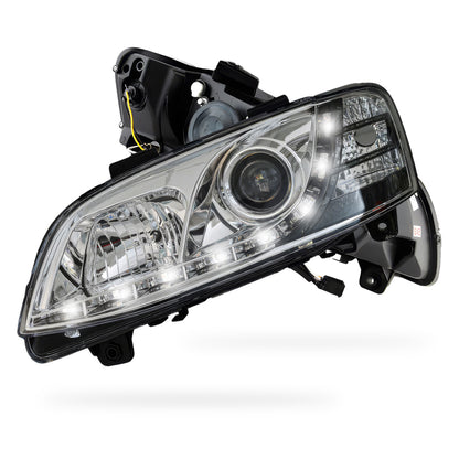 Holden Commodore VE Series 2 HSV (2010 - 2013) Crystal DRL LED Projector Headlights LH + RH