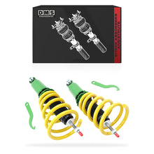 Holden Commodore VE (2006 - 2013) Green Body With Yellow Spring Adjustable Rear Coilovers Coil Spring Struts LH + RH