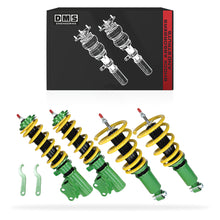 Holden Commodore VE (2006- 2013) Green Body With Yellow Spring Front and Rear Coilovers Shock Absorbers LH + RH