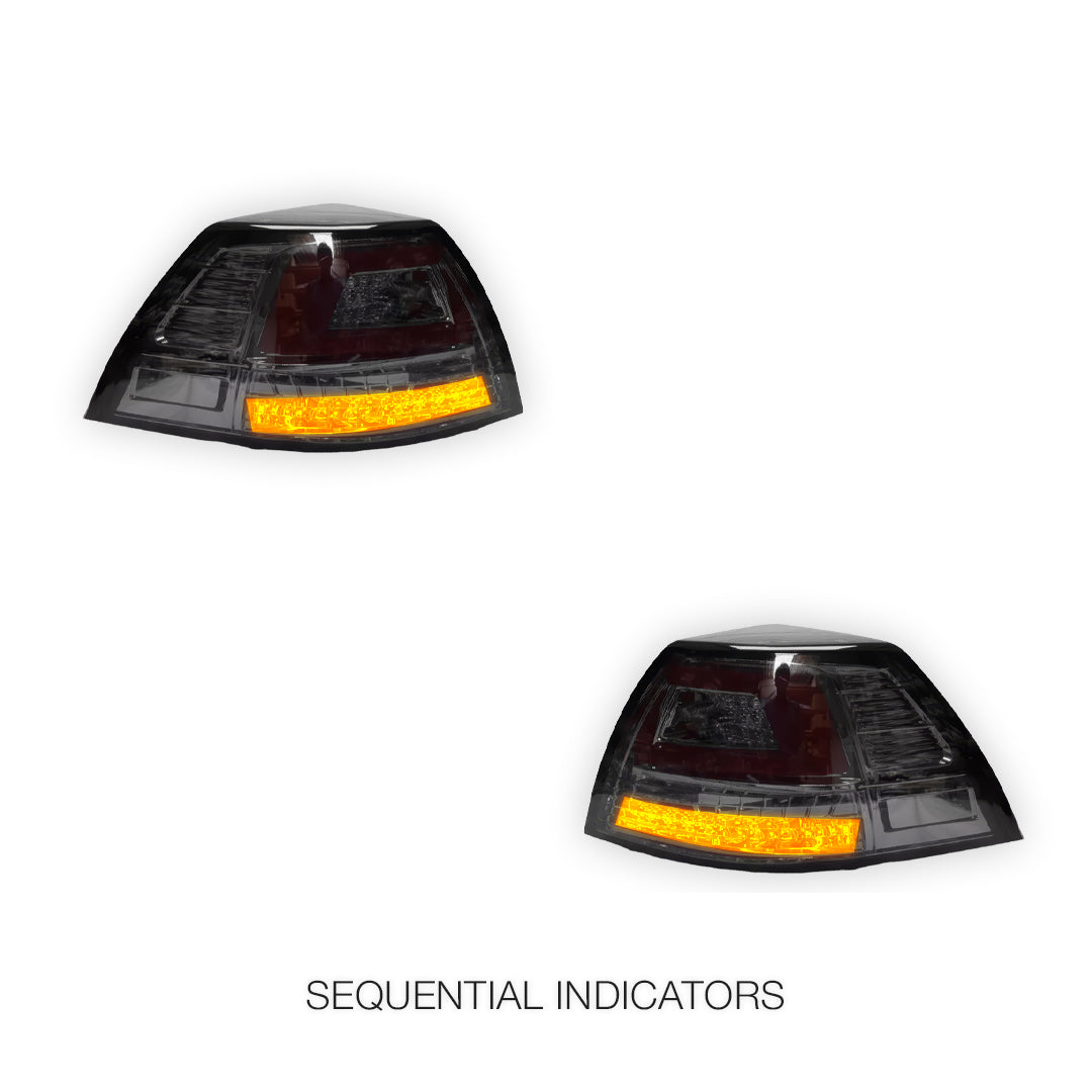 Holden Commodore VE (2006 - 2013) Smoked Sequential Tail Lights LH + RH