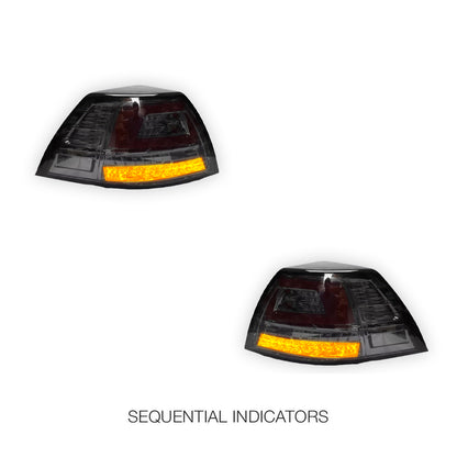 Holden Commodore VE (2006 - 2013) Smoked Sequential Tail Lights LH + RH