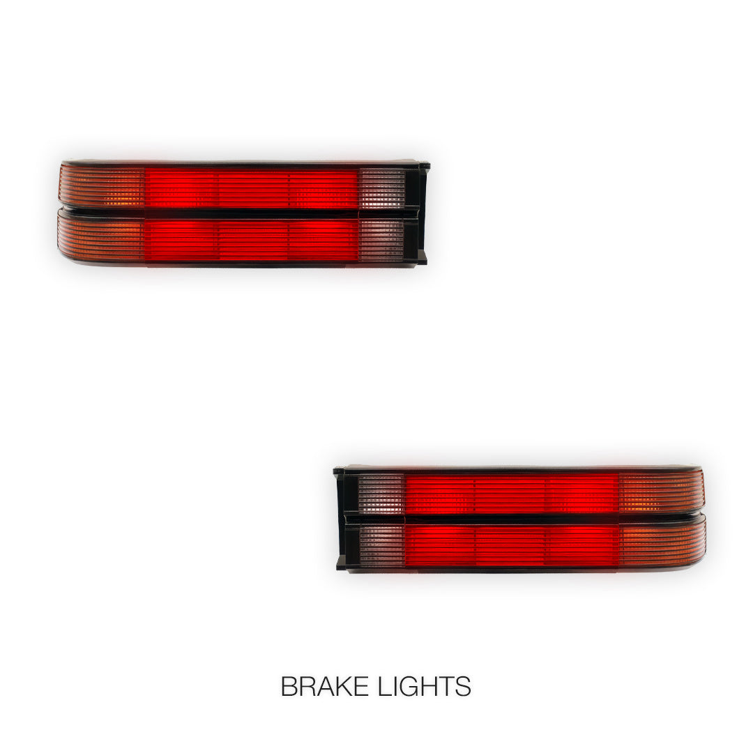 Holden Commodore VL (1986 - 1988) Clear Tail Lights LH + RH