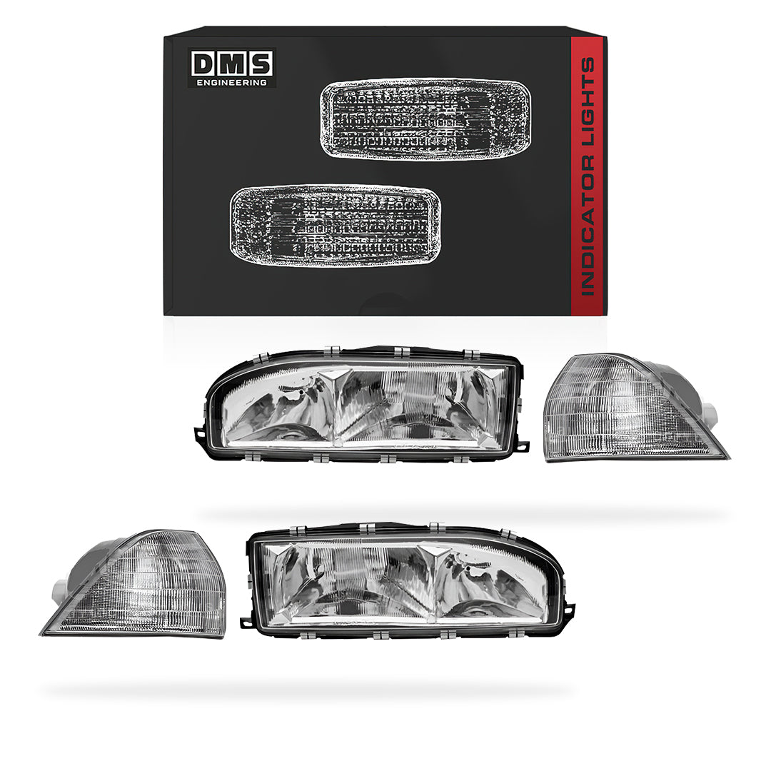 Holden Commodore VL (1986 - 1988) Front Headlight / Indicator Lights LH + RH