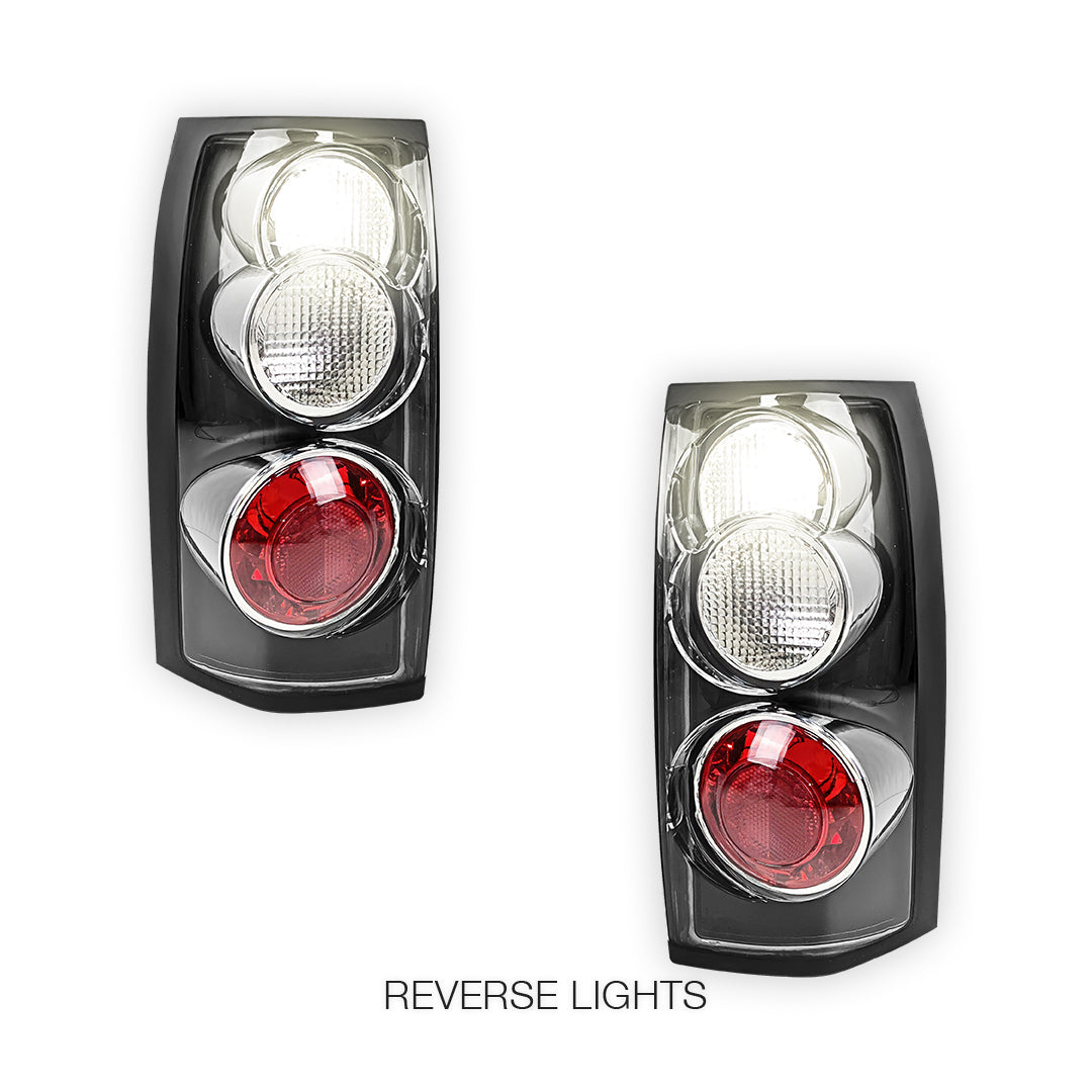 Holden Commodore VT / VX / VU / VY / VZ Ute / Wagon (1997 - 2007) Black Altezza Tail Lights LH + RH