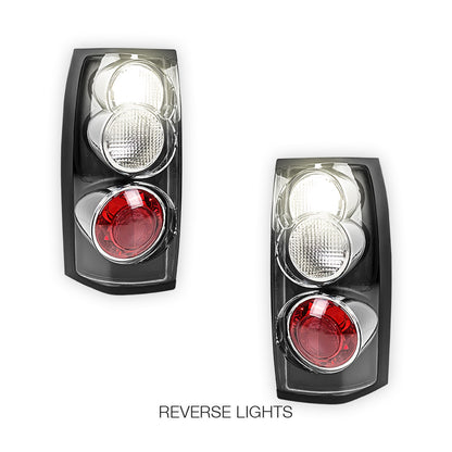 Holden Commodore VT / VX / VU / VY / VZ Ute / Wagon (1997 - 2007) Black Altezza Tail Lights LH + RH