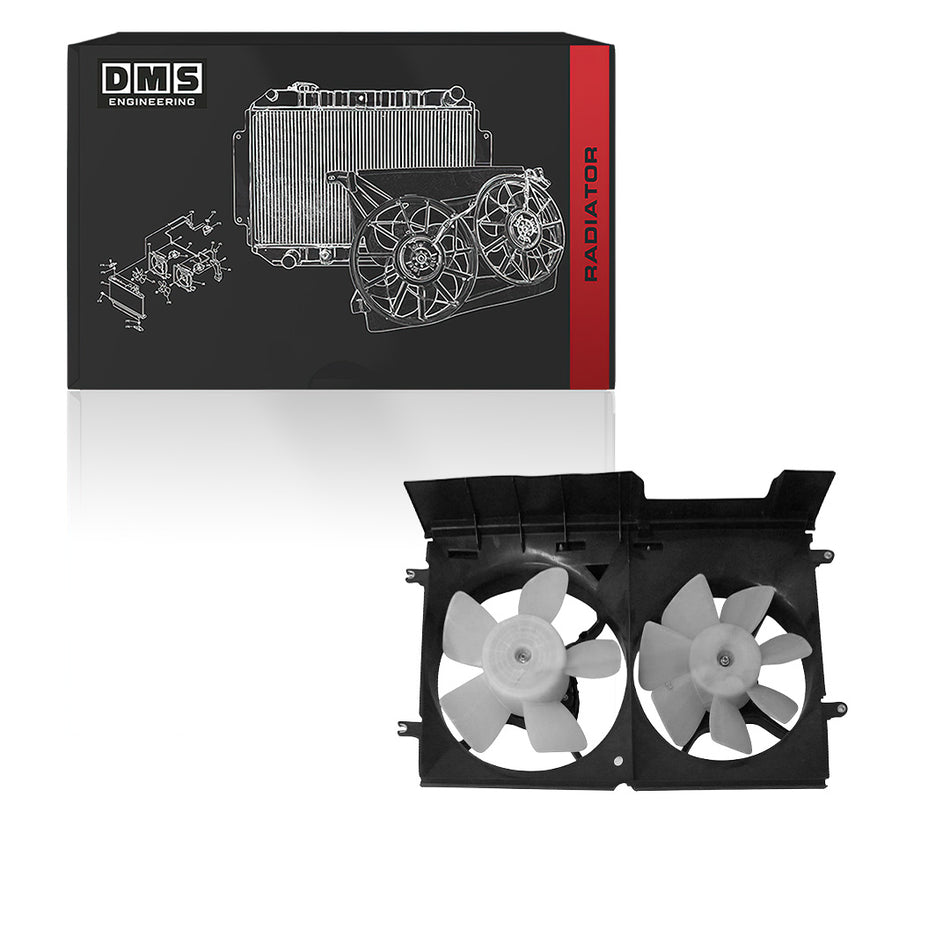 Holden Commodore VX Series 2 (1997 - 2002) Dual Radiator Thermo Cooling Fan Assembly