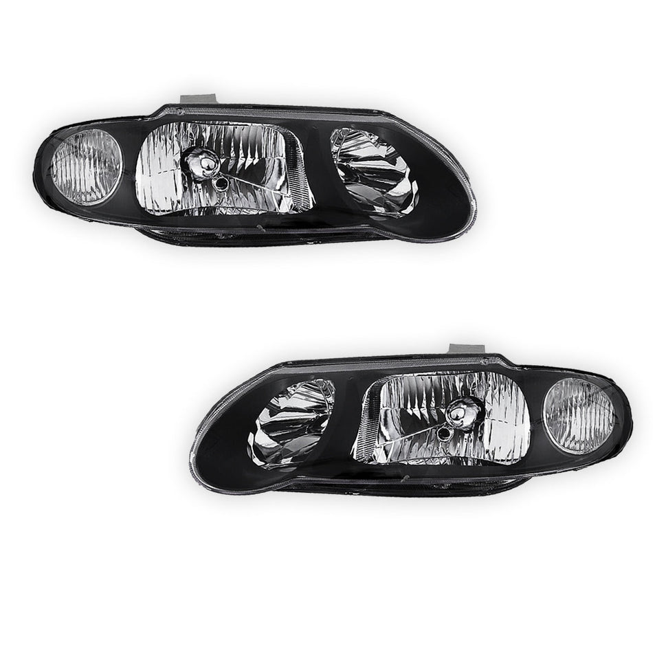 Holden Commodore VX VU (2000 - 2002) Black Headlights LH + RH