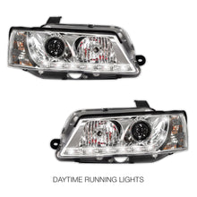 Holden Commodore VY HSV (2002 - 2006) Crystal DRL LED Projector Headlights LH + RH