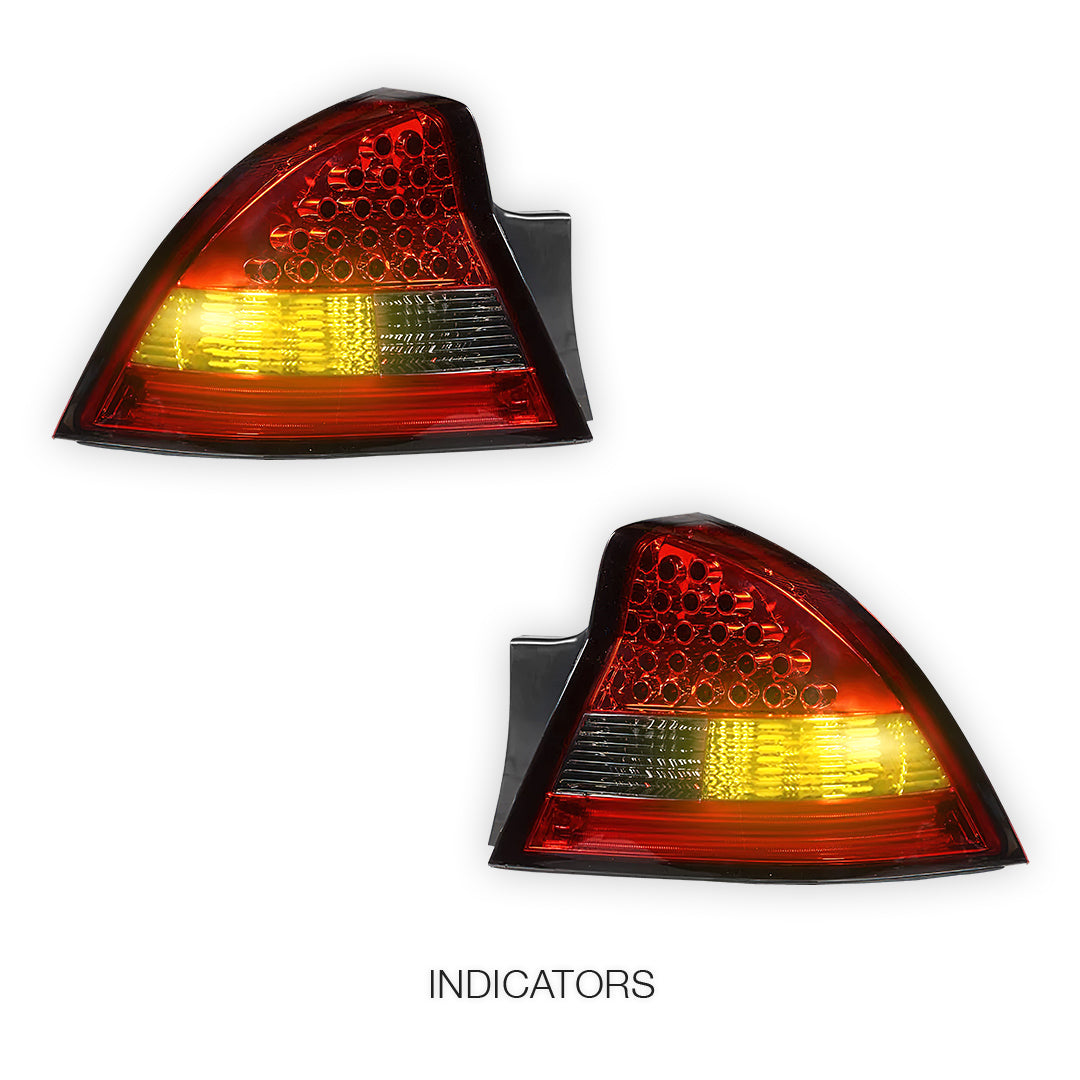 Holden Commodore VY SS SV8 Sedan (2002 - 2004) Smoked Red LED Tail Lights LH + RH