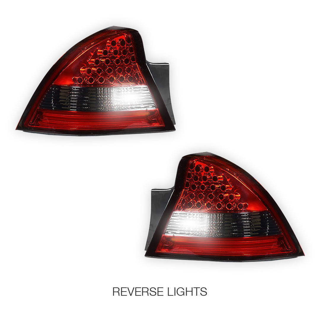 Holden Commodore VY SS SV8 Sedan (2002 - 2004) Smoked Red LED Tail Lights LH + RH