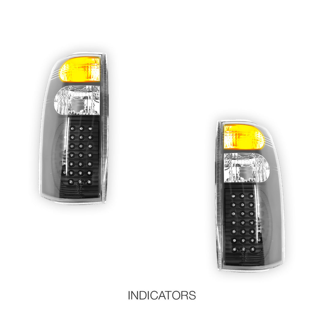 Holden Commodore VY / VZ / VU / VX / VT (1997 - 2007) Clear Tail Lights LH + RH