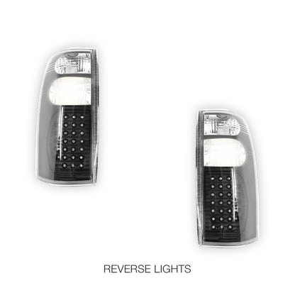 Holden Commodore VY / VZ / VU / VX / VT (1997 - 2007) Clear Tail Lights LH + RH