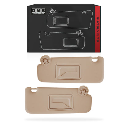 Holden Cruze JG / JH (2011 - 2016) Beige Interior Sun Visors LH + RH