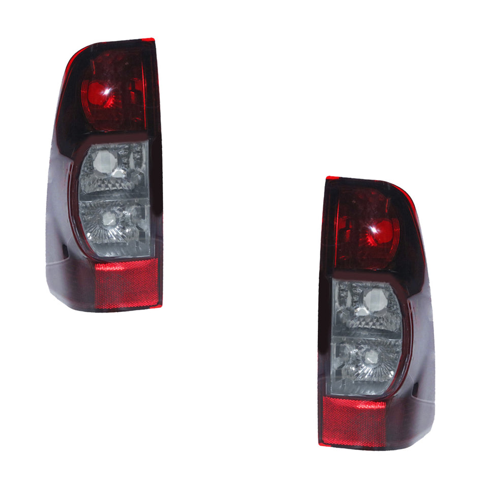Holden Rodeo RA (2006 - 2008) Smokey and Tinted Halogen OEM Style Tail Lights LH + RH