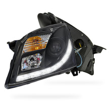 Holden Vectra ZC (2002 - 2005) Black LED DRL Projector Headlights LH + RH