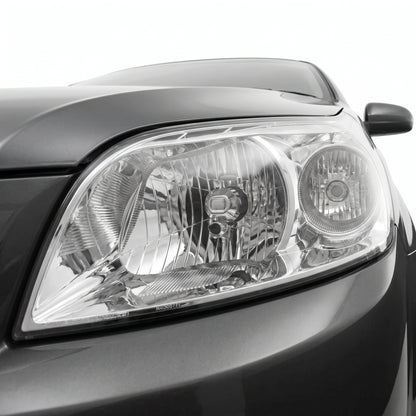 Holden Barina TK Sedan (2005 - 2011) OEM Style Headlights LH + RH installed close-up