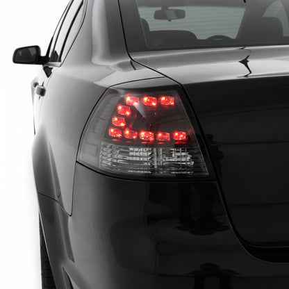 Holden Commodore VE Series 1 & 2 Sedan (2006 - 2013) Black LED Tail Lights LH + RH