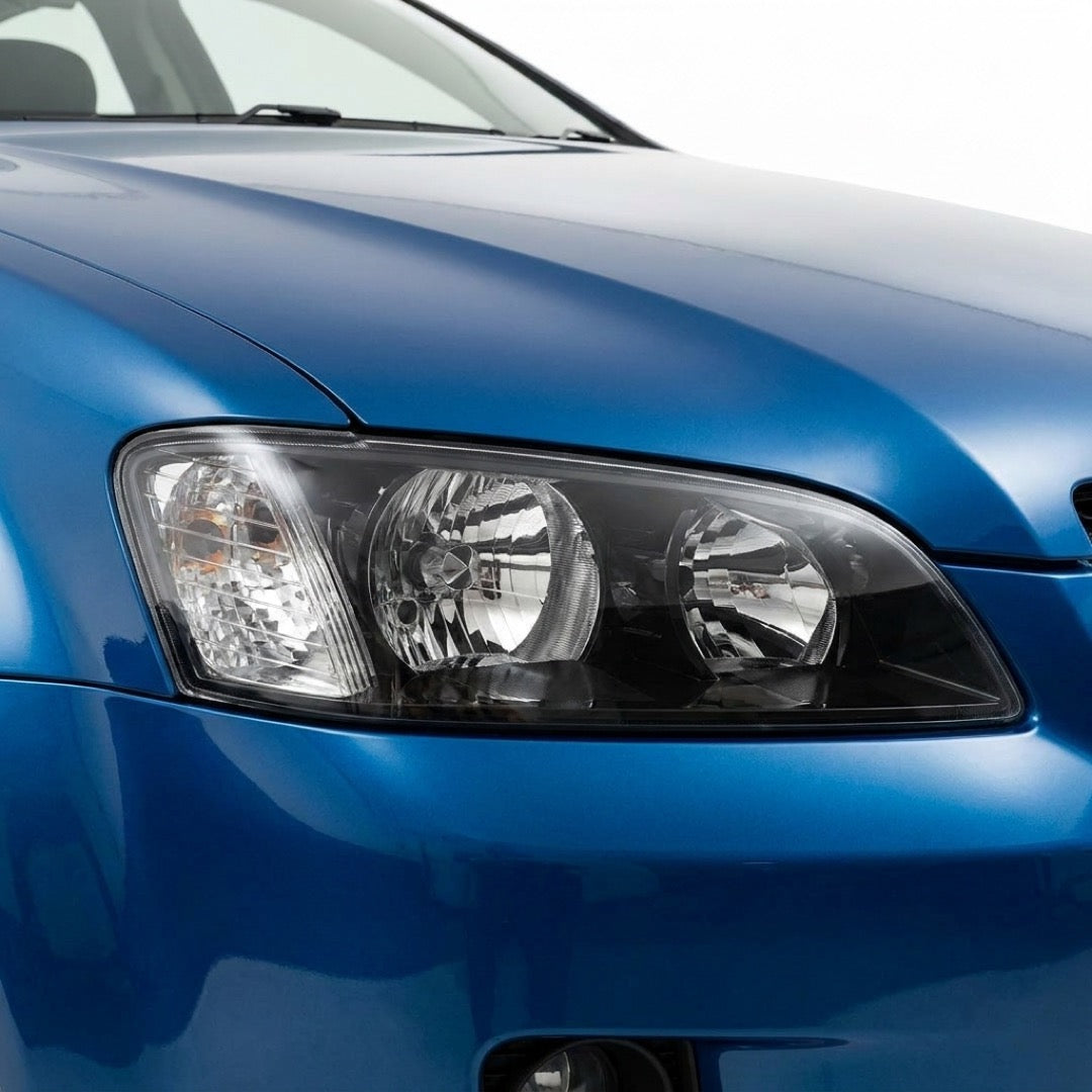 Holden Commodore VE Series 1 (2006 - 2010) Black OEM Style Headlights LH + RH