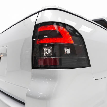 Holden Commodore VE UTE Series 1 & 2 (2007 - 2013) Black LED Tail Lights LH + RH installed close-up